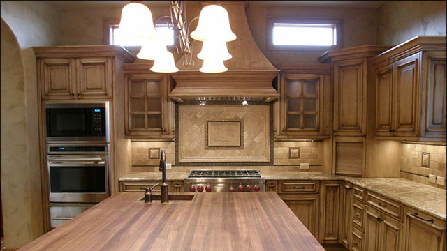 Custom kitchen cabinetry